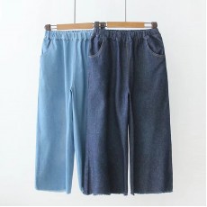 (現貨淺色L碼)日系(WA5997) 牛仔褲